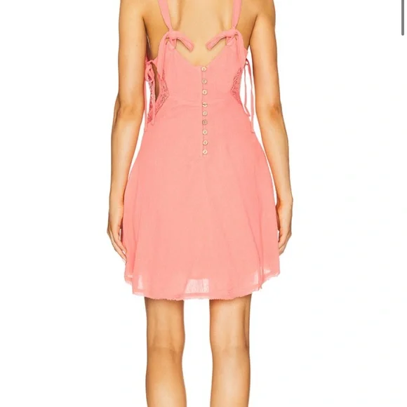 Free People Coral Dress NWT - Picture 6 of 6